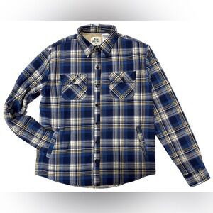 RIVER TRAIL - Mens Sherpa Lined Heavy Weight Flannel - 3 Pack, 3 Colors - NWT!